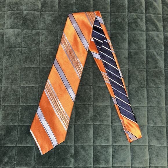Tommy Hilfiger Other - Tommy‎ Hilfiger Orange And Blue Mens Dress Tie